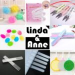 L&A - Cetakan Alis Peralatan Kecantikan Kikir Kuku Perlengkapan Rumah Spons Mandi Jaring Sikat Silikon