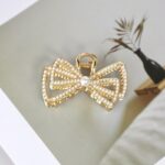 Jepit Rambut Wanita Jedai Mutiara Gaya Jepitan Mutiara Wanita Murah Jedai Besi Wanita - Gambar 4