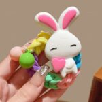 L&A Ikat Rambut Karakter Beruang Lotso Kuncir Rambut Hello Kitty Kunciran Kartun Lucu - Gambar 3