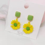 [COD] Anting Tusuk Motif Bunga Aksesoris Fashion Anting Wanita - Gambar 20