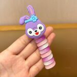 L&A Ikat Rambut Spiral Karakter Minnie Mouse Aksesoris Rambut Kunciran Rainbow - Gambar 9