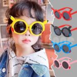 L&A Kacamata Anak Karakter Pokemon Pikachu / Kacamata Hitam Anak-Anak Lensa Anti Sinar UV
