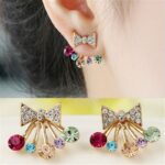 [COD] Anting Tusuk Aksen Bunga Aksesoris Fashion Untuk Wanita - Gambar 3