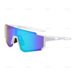 L&A Kacamata Sepeda Unisex Anti UV400 Bingkai Semi Rimless Sunglasses Trendy - Gambar 4