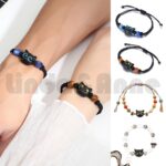 L&A Gelang Couple Motif Kucing Hitam Black Cat Lucu Aksesoris Gelang Persahabatan Pria Wanita