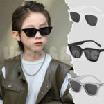 L&A Kacamata Hitam Anak Frame Cat Eye Kekinian Kids Sunglasses Anti UV400