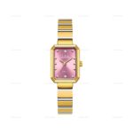 L&A Jam Tangan Wanita Elegan Rantai Dial Persegi Analog Watch Stainless Steel Anti Karat - Gambar 4
